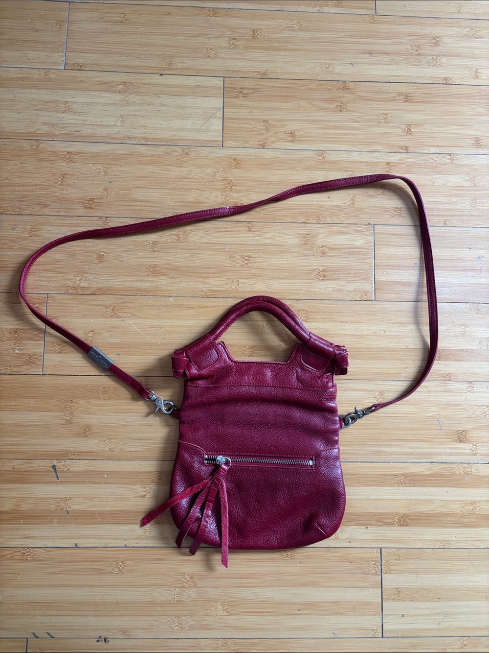 Foley and Corinna Small Crossbody City Bag in Deep Red